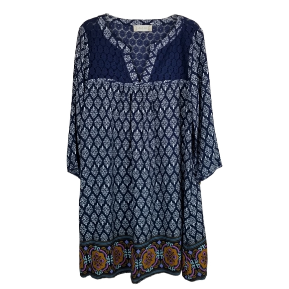 Altar'd State V-Neck Shift Dress - Picture 1 of 8